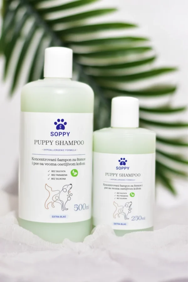 SOPPY PUPPY SHAMPOO 250ml, 500ml